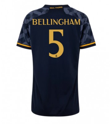 Real Madrid Jude Bellingham #5 Bortedrakt Kvinner 2023-24 Kortermet